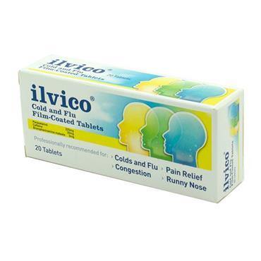 Ilvico - Cold & Flu Tablets - 20 Pack - Medipharm Online - Cheap Online Pharmacy Dublin Ireland Europe Best Price