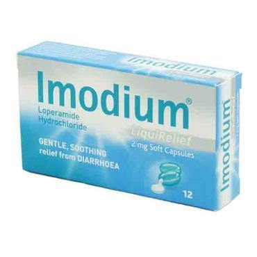 Imodium - Liquirelief Loperamide - 2mg Capsules - 12 Pack - Medipharm Online - Cheap Online Pharmacy Dublin Ireland Europe Best Price