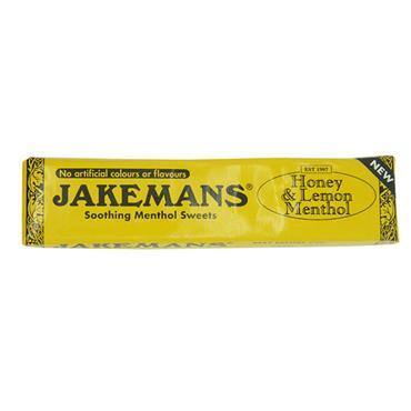 Jakemans Honey & Lemon Menthol Soothing Menthol Sweets Stick Pack 41g - Medipharm Online - Cheap Online Pharmacy Dublin Ireland Europe Best Price