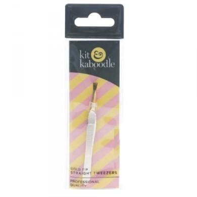 Kit & Kaboodle - Tweezer Straight Gold Tip - Medipharm Online - Cheap Online Pharmacy Dublin Ireland Europe Best Price