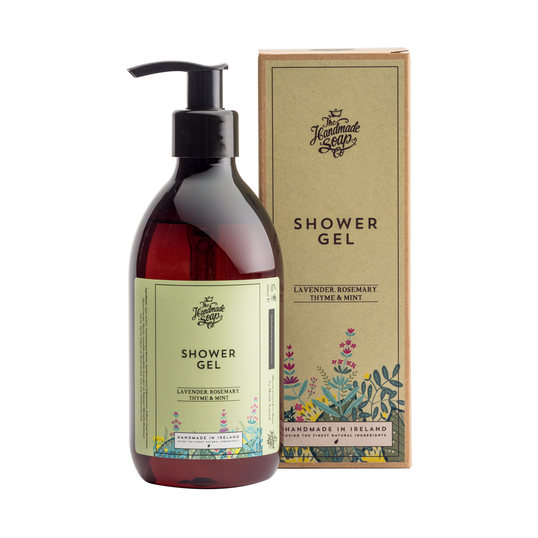 The Handmade Soap Company Lavender, Rosemary, Thyme & Mint Shower Gel 300ml