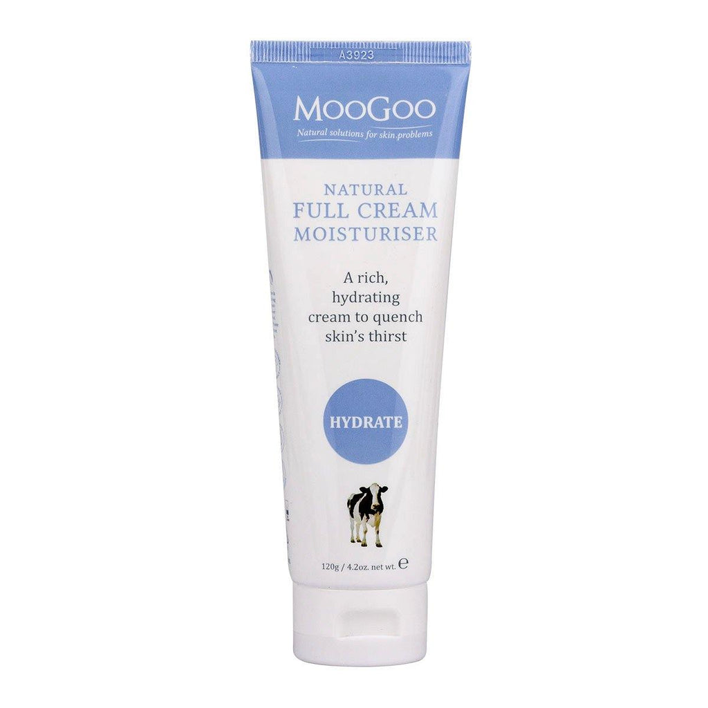 MooGoo Natural Full Cream Moisturiser 120g - Medipharm Online
