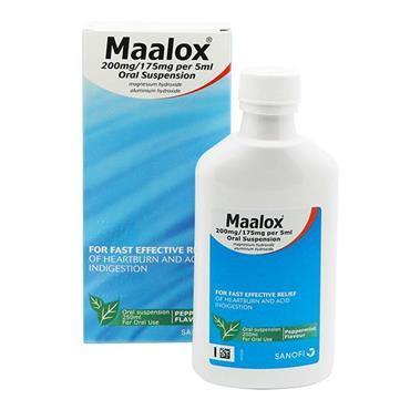Maalox Oral Suspension Mint Flavour 250ml - Medipharm Online - Cheap Online Pharmacy Dublin Ireland Europe Best Price