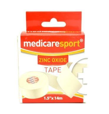 MedicareSport Zinc Oxide Tape 1.5x14M - Medipharm Online - Cheap Online Pharmacy Dublin Ireland Europe Best Price