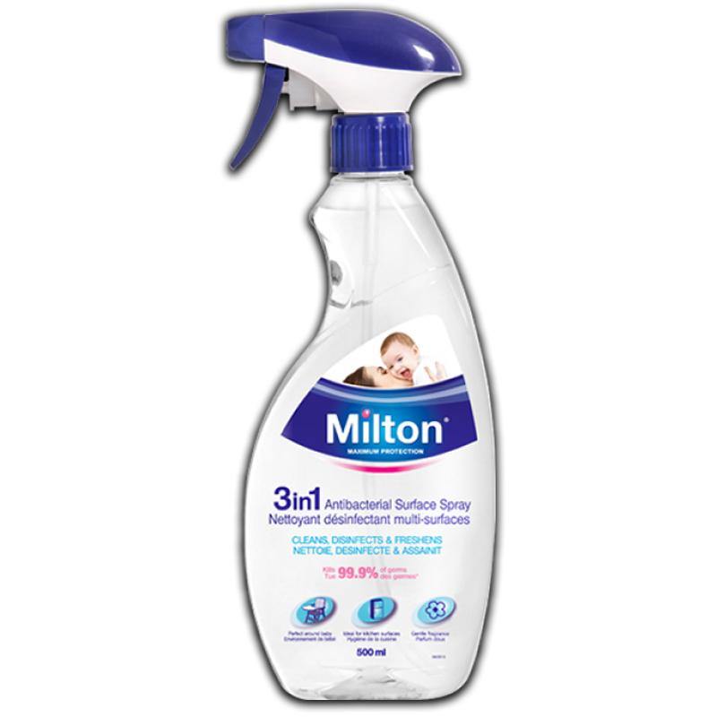 Milton Antibacterial Surface Spray 3in1 500ml - Medipharm Online