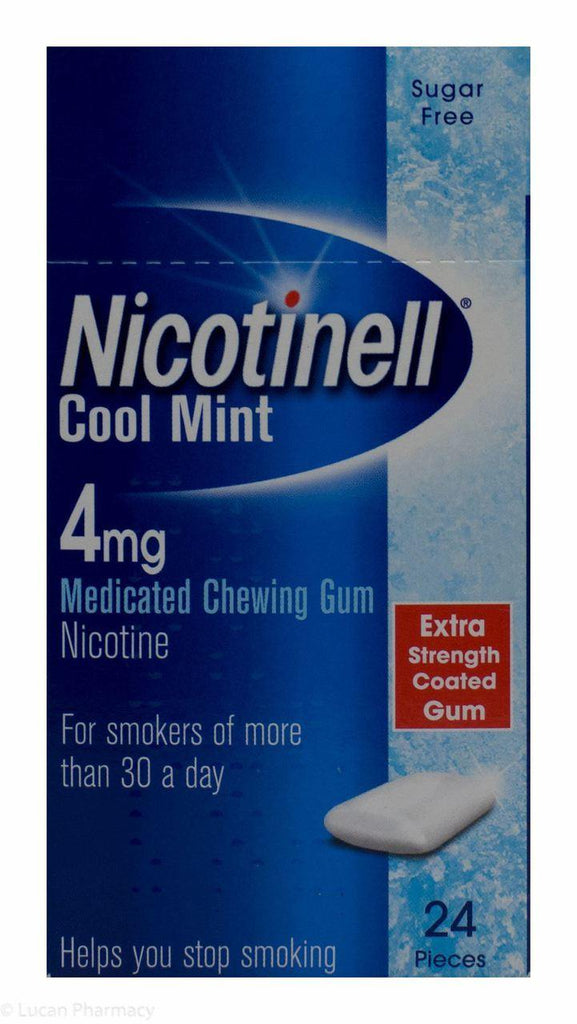NICOTINELL GUM COOL MINT 4MG - 24 pieces - Medipharm Online