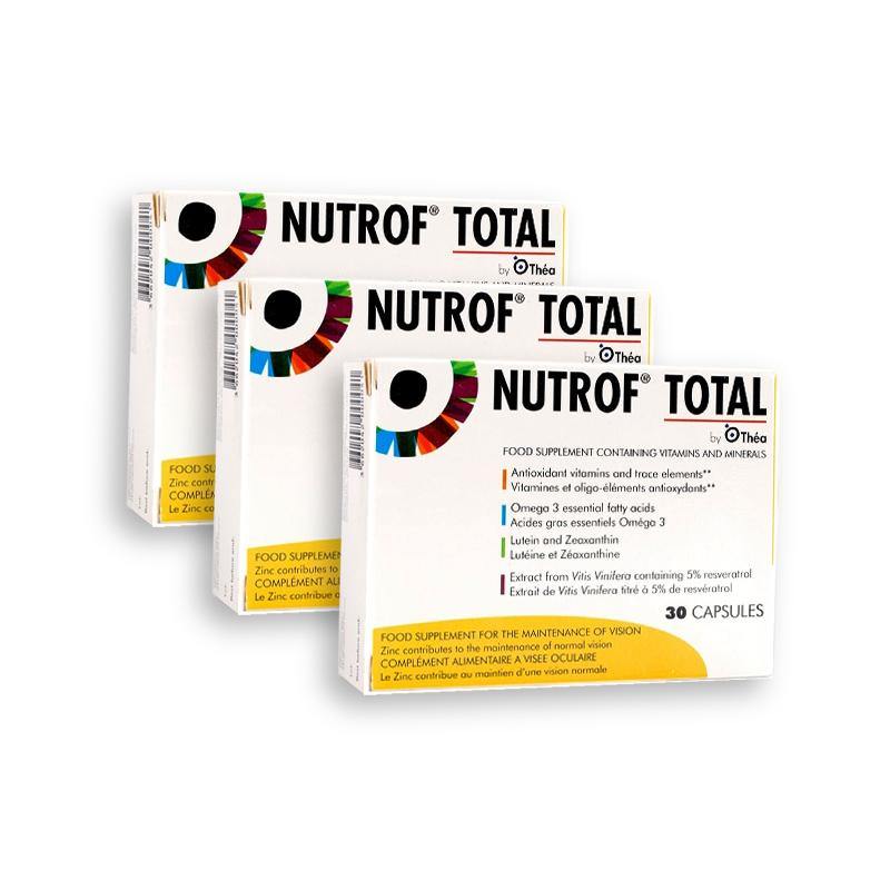 Nutrof Total - 3 Pack of 30 capsules - 3 Month Supply - Medipharm Online - Cheap Online Pharmacy Dublin Ireland Europe Best Price