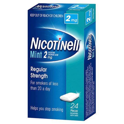 NICOTINELL GUM COOL MINT 2MG - 24 pieces - Medipharm Online