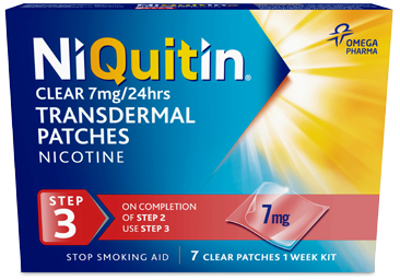 NIQUITIN Classic Step 3 7 days 7MG (Patch) - Medipharm Online