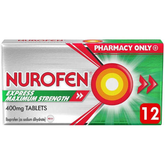 Nurofen Express Max Strength 400mg 12 Tablets