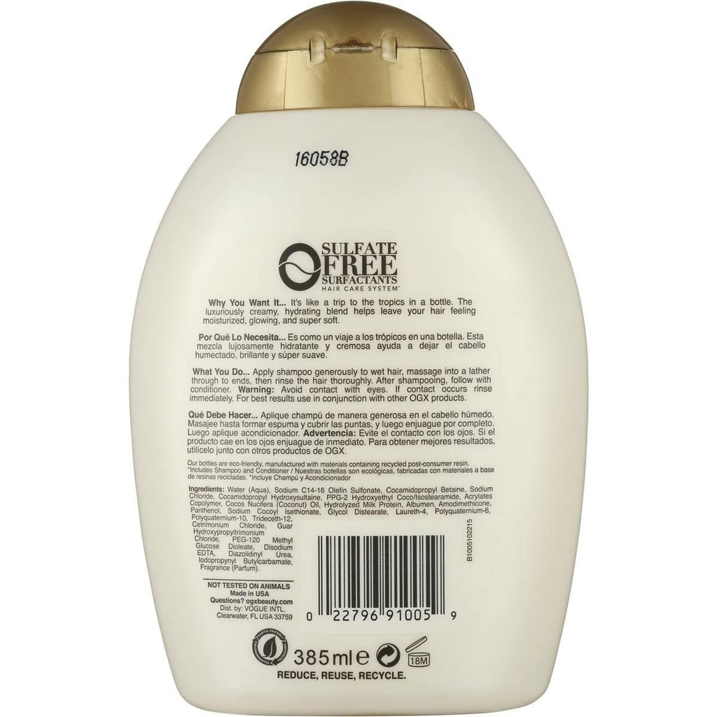 OGX - Coconut Milk Shampoo - 385ml - Medipharm Online - Cheap Online Pharmacy Dublin Ireland Europe Best Price