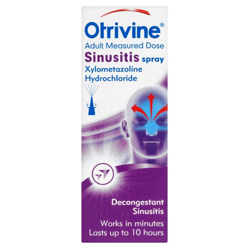 Otrivine Adult Measured Dose Sinusitis Nasal Spray 10ml - Medipharm Online - Cheap Online Pharmacy Dublin Ireland Europe Best Price