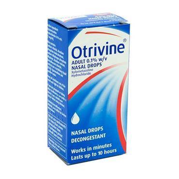Otrivine Adult Nasal Drops 0.1% Xylometazoline 10ml - Medipharm Online - Cheap Online Pharmacy Dublin Ireland Europe Best Price