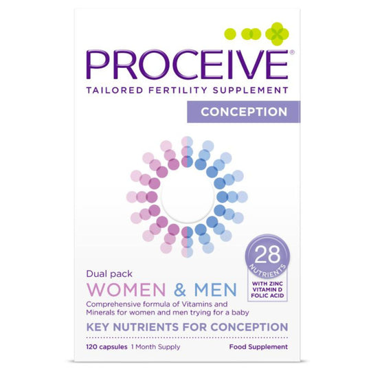 Proceive Advanced Fertility Supplement Conception Women & Men Dual Pack 120 Capsules