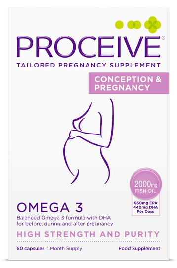 Proceive Conception and Pregnancy Supplement Omega-3 60 Capsules