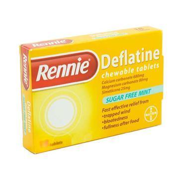 Rennie Deflatine Chewable Sugar Free Mint Tablets 18 Pack - Medipharm Online - Cheap Online Pharmacy Dublin Ireland Europe Best Price