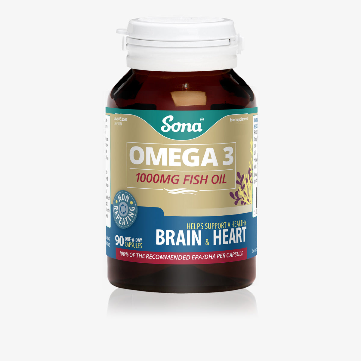 Sona Omega 3 1000mg Fish Oil 30 & 90 Capsules