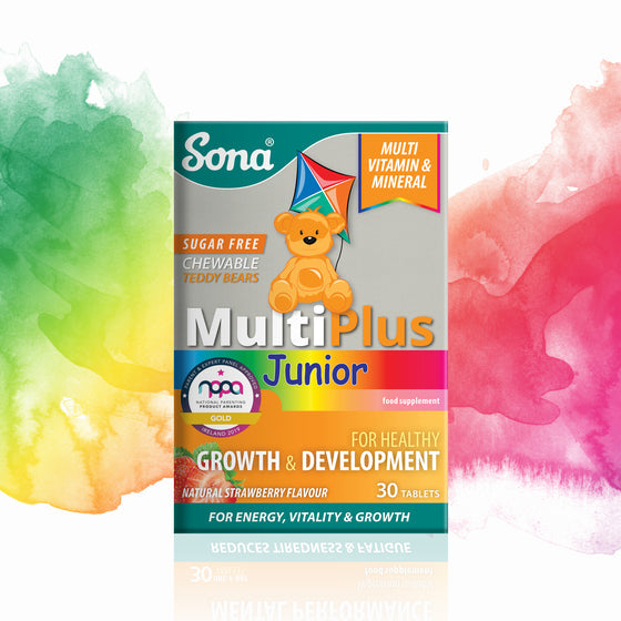 Sona MultiPlus Junior Chewable 30 & 60 Tablets