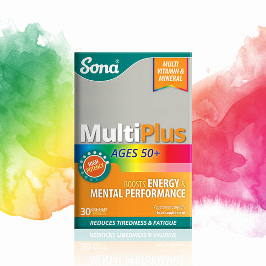 Sona MultiPlus Multivitamin and Multimineral 50+ 30 Tablets