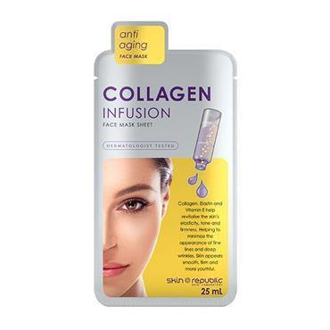 Skin Republic Collagen Infusion Face Mask Sheet - Medipharm Online - Cheap Online Pharmacy Dublin Ireland Europe Best Price