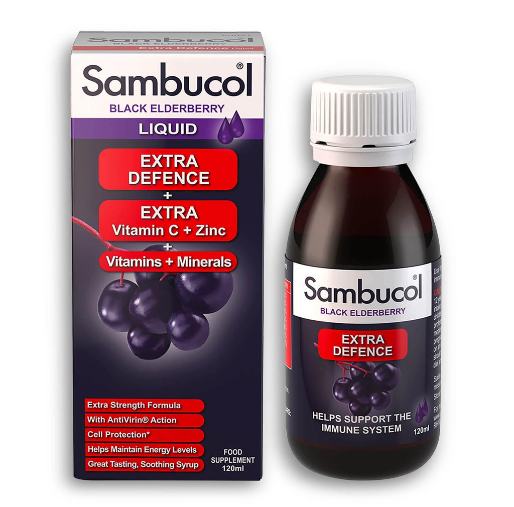 Sambucol Extra Defence - 120ml - Medipharm Online - Cheap Online Pharmacy Dublin Ireland Europe Best Price