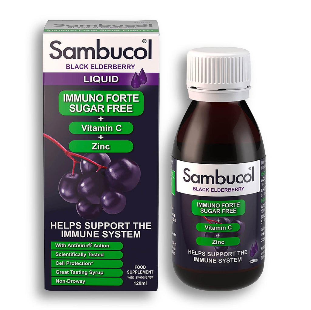 Sambucol Sugar Free - 120ml - Medipharm Online - Cheap Online Pharmacy Dublin Ireland Europe Best Price