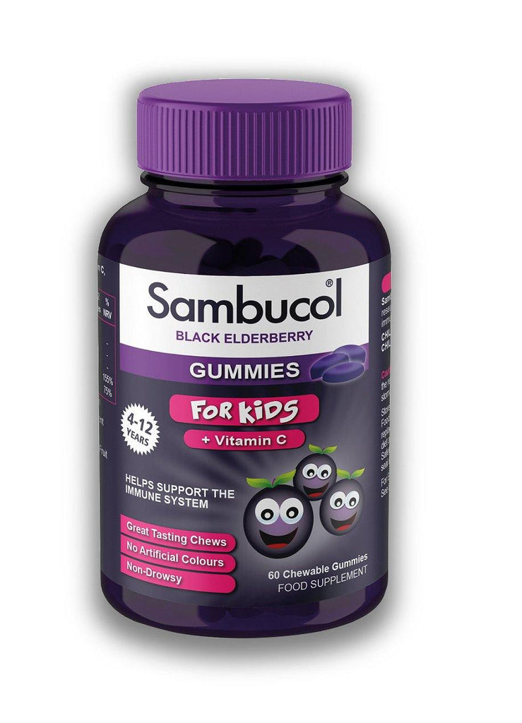 Sambucol Gummies For Kids - 60 chewable gummies - Medipharm Online - Cheap Online Pharmacy Dublin Ireland Europe Best Price