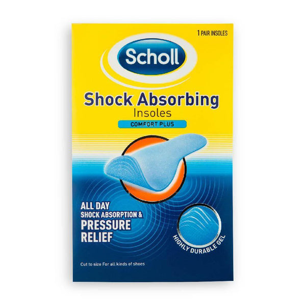 Scholl shock absorbing best sale insoles comfort plus