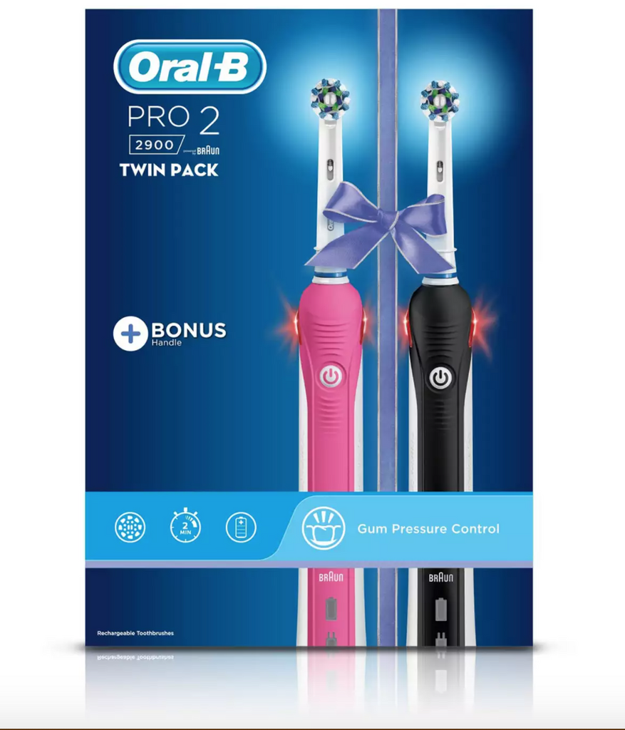 Oral-B Power Pro 2900 Cross Action Twinpack - Medipharm Online