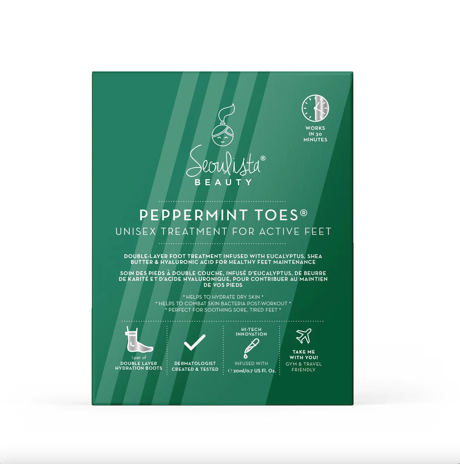 Seoulista Beauty - Peppermint Toes - Unisex Treatment For Active Feet