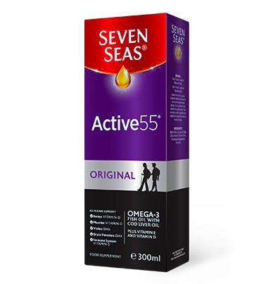 Seven Seas Active 55 Original Liquid 300ml - Medipharm Online - Cheap Online Pharmacy Dublin Ireland Europe Best Price