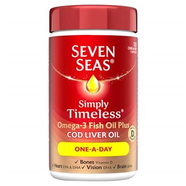 Seven Seas Pure Cod Liver Oil 30 Capsules - Medipharm Online - Cheap Online Pharmacy Dublin Ireland Europe Best Price