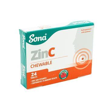 Sona Chewable ZincC 24 Tablets - Medipharm Online - Cheap Online Pharmacy Dublin Ireland Europe Best Price