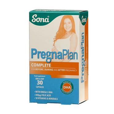 Sona PregnaPlan Complete 30 Capsules - Medipharm Online - Cheap Online Pharmacy Dublin Ireland Europe Best Price