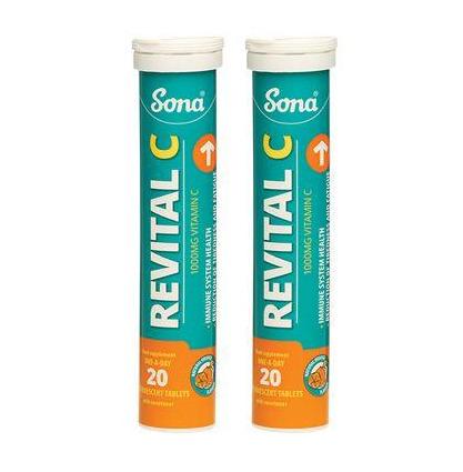 Sona Revital C 1000mg Vitamin C Twin Pack - Medipharm Online - Cheap Online Pharmacy Dublin Ireland Europe Best Price