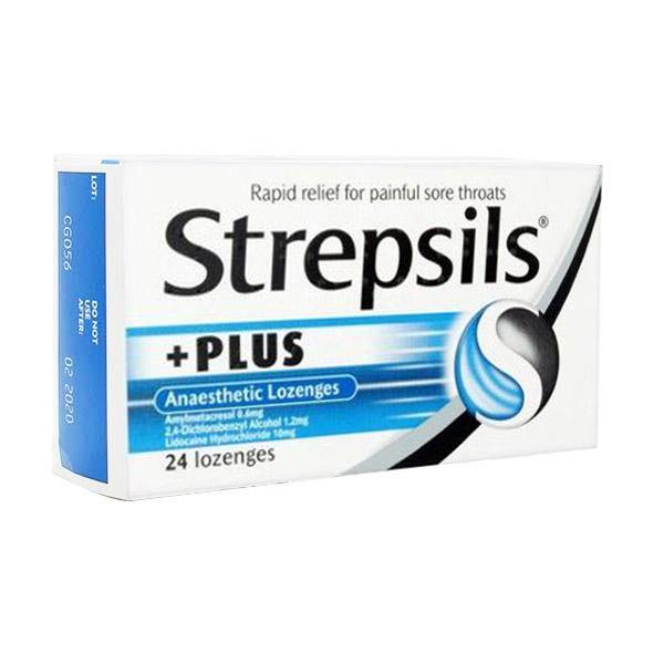 Strepsils Plus Lozenges 24 Pack - Medipharm Online - Cheap Online Pharmacy Dublin Ireland Europe Best Price