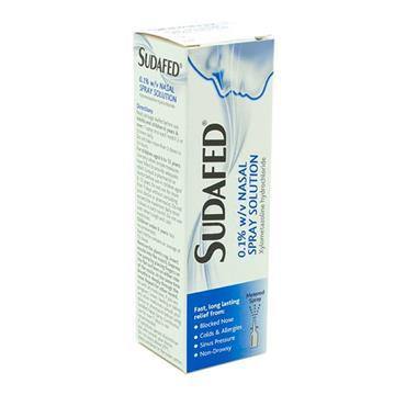 Sudafed Nasal Spray 0.1% Xylometazoline 15ml - Medipharm Online - Cheap Online Pharmacy Dublin Ireland Europe Best Price