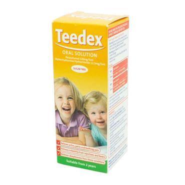 Teedex Oral Solution Sugar Free 100ml with Dosing Syringe - Medipharm Online - Cheap Online Pharmacy Dublin Ireland Europe Best Price