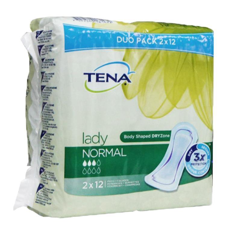 Tena Lady Normal Pads 24 Pack - Medipharm Online