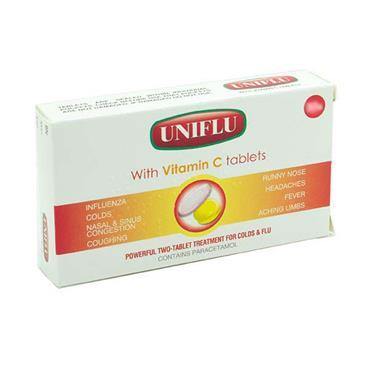 Uniflu With Vitamin C Tablets - Medipharm Online - Cheap Online Pharmacy Dublin Ireland Europe Best Price
