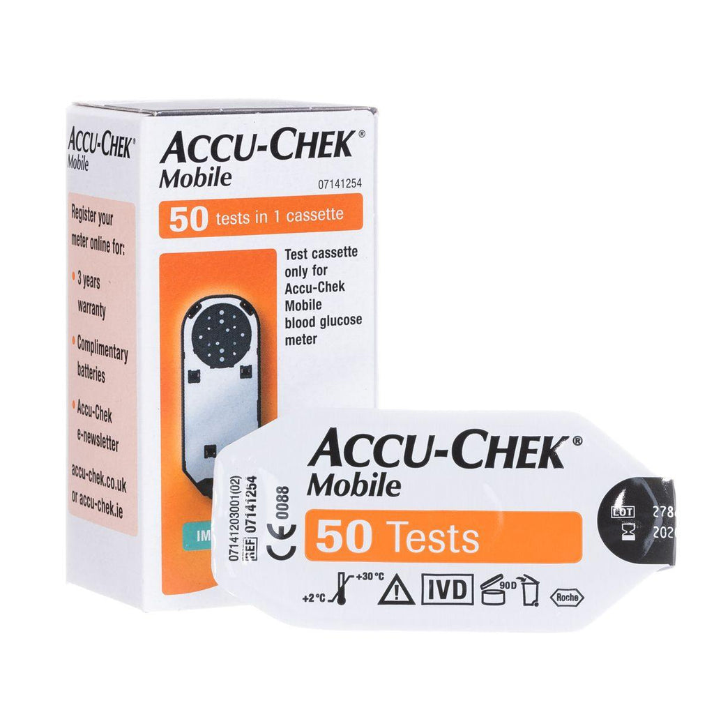 Accu-Chek Mobile 50 Test Cassette - Medipharm Online - Cheap Online Pharmacy Dublin Ireland Europe Best Price