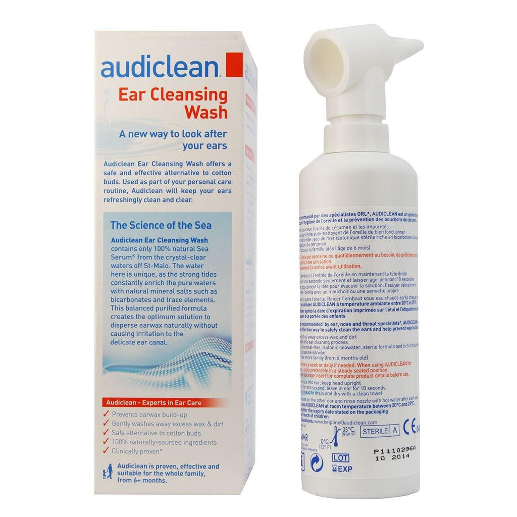 Audiclean - Ear Cleansing Wash - 115ml - Medipharm Online - Cheap Online Pharmacy Dublin Ireland Europe Best Price