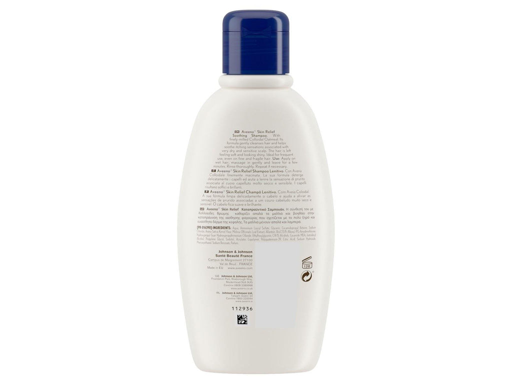 Aveeno - Skin Relief Soothing Shampoo - 300ml - Medipharm Online - Cheap Online Pharmacy Dublin Ireland Europe Best Price