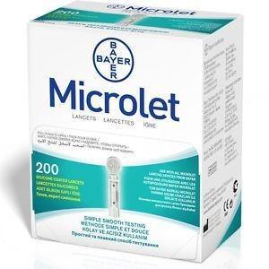 Bayer - Microlet - 200 Lancets - Medipharm Online - Cheap Online Pharmacy Dublin Ireland Europe Best Price