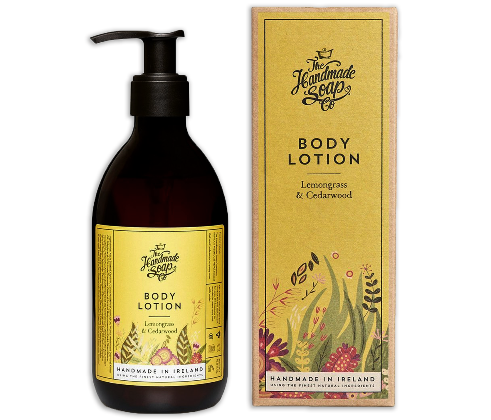The Handmade Soap Company Lemongrass & Cedarwood Body Lotion 300ml - Medipharm Online