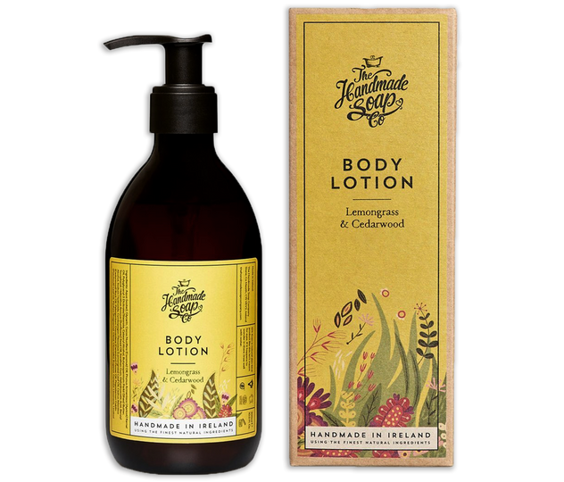 The Handmade Soap Company Lemongrass & Cedarwood Body Lotion 300ml - Medipharm Online