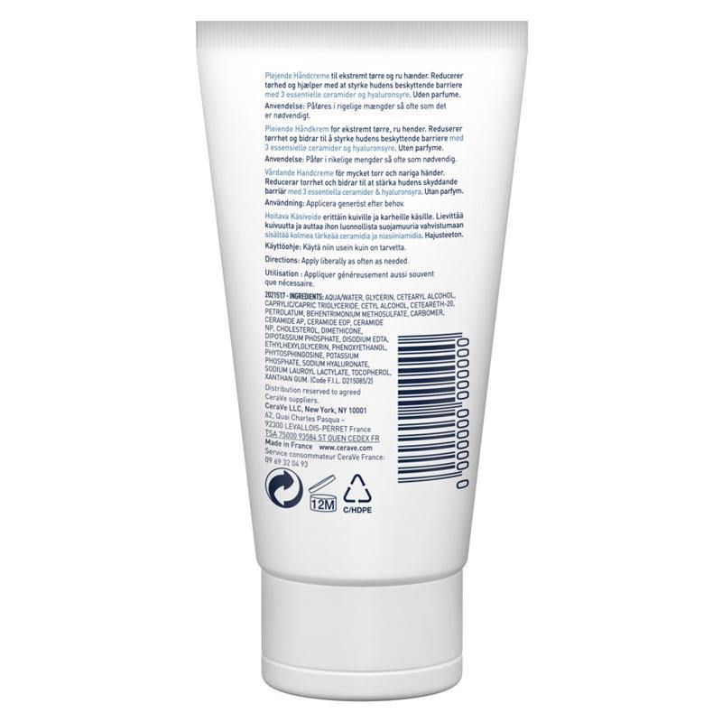 CeraVe Reparative Hand Cream For dry to Very Dry Skin 50ml - Medipharm Online