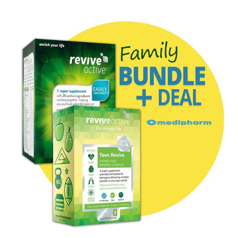 FAMILY Bundle Deal Revive Active Original 30 Pack + Revive Teen - Medipharm Online