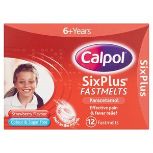 Calpol - Sixplus Fastmelts - 250mg 12 Tablets - Medipharm Online - Cheap Online Pharmacy Dublin Ireland Europe Best Price