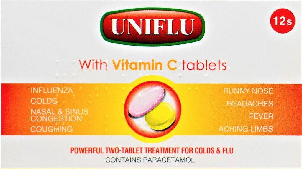 Uniflu With Vitamin C Tablets - Medipharm Online